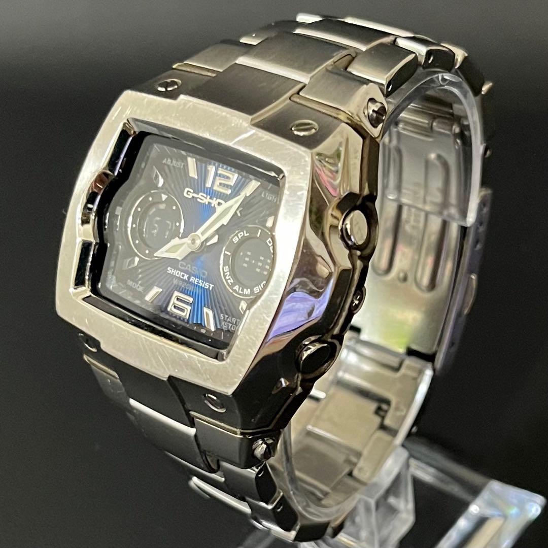 【極稀少/美品】CASIO G-SHOCK G-011D ブルー アナデジ