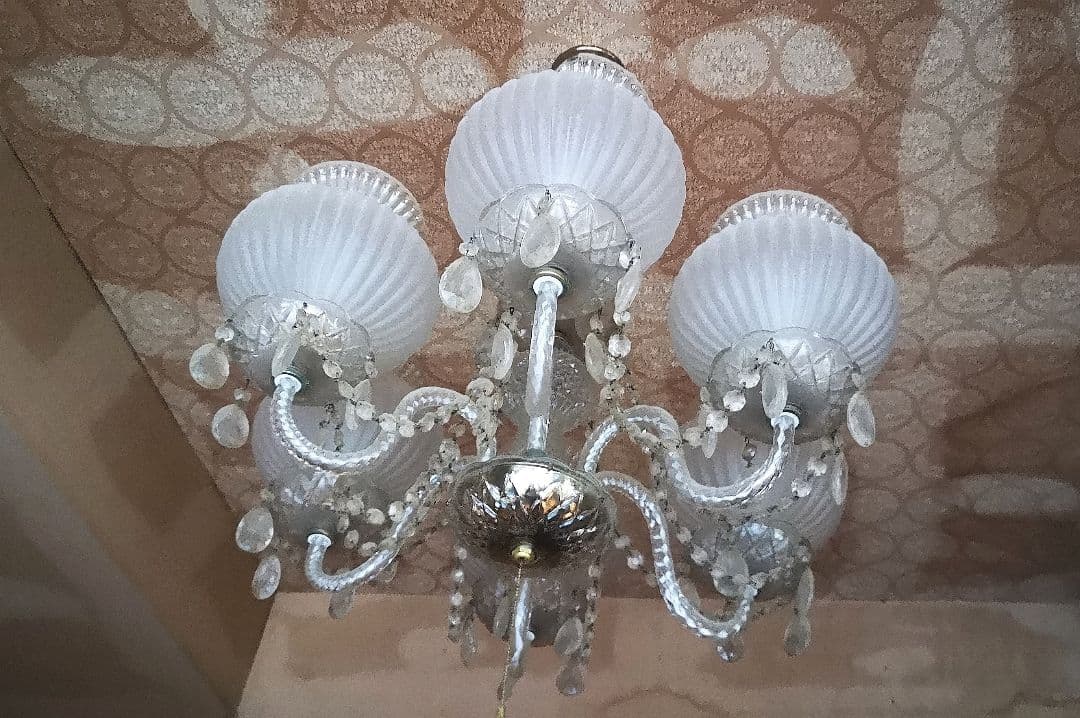 昭和レトロ シャンデリ２個セット