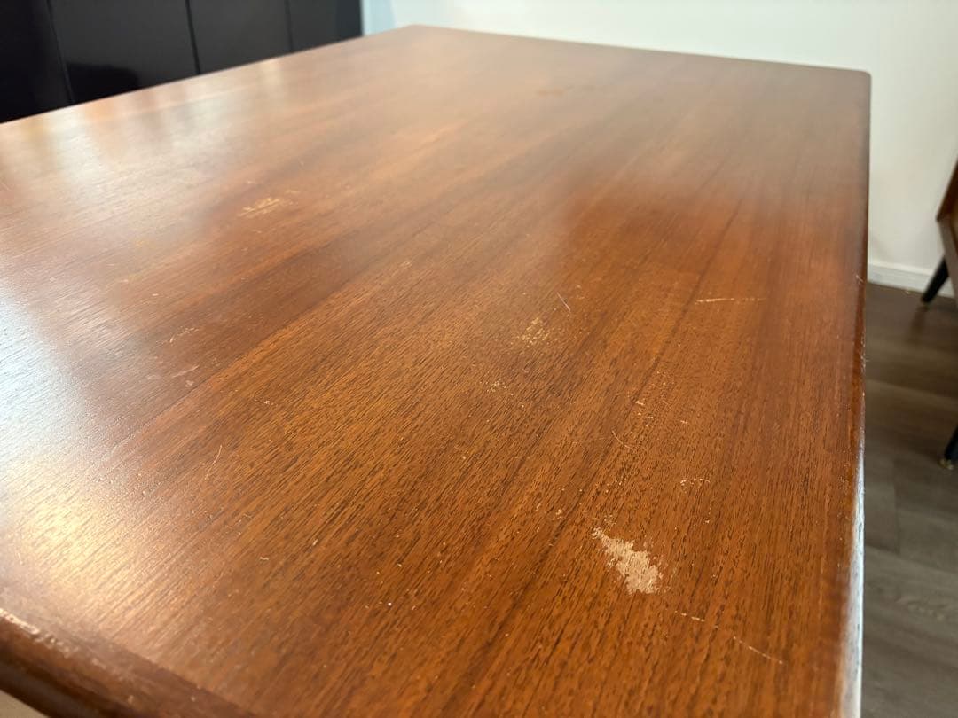 北欧 デンマーク エクステンションテーブル チーク材