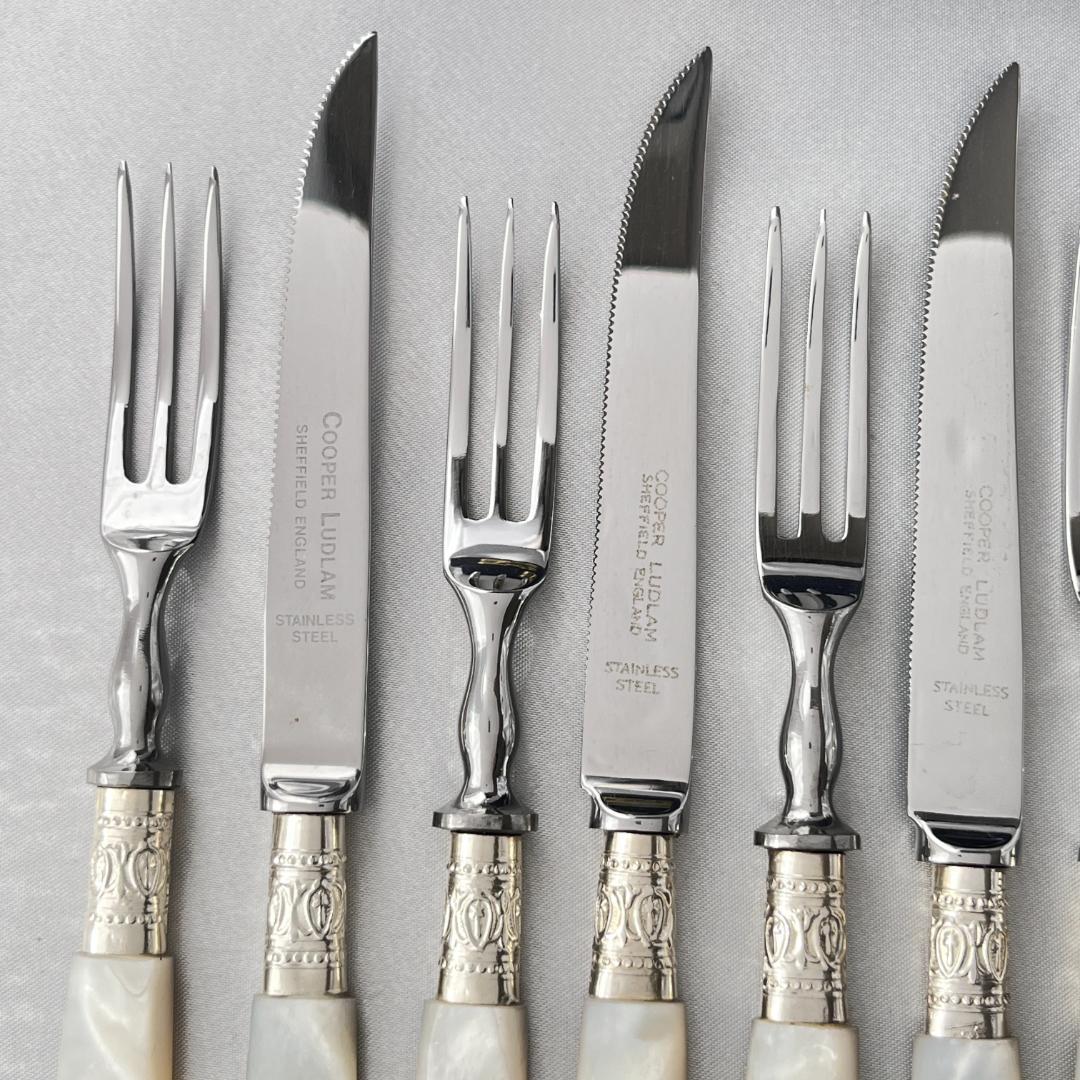 【Cooper Ludlam】【白蝶貝 】フルーツ / デザートセット 12本