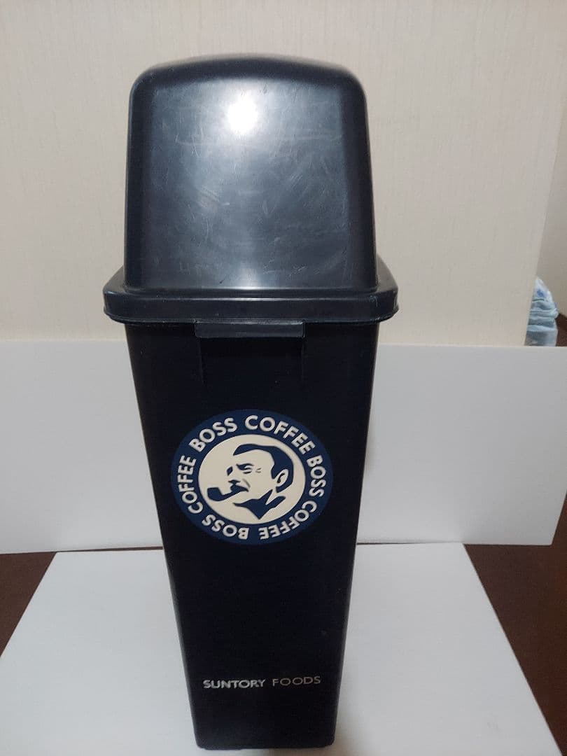 【激レア】非売品サントリーBOSS ゴミ箱 空き缶入れ SUNTORY