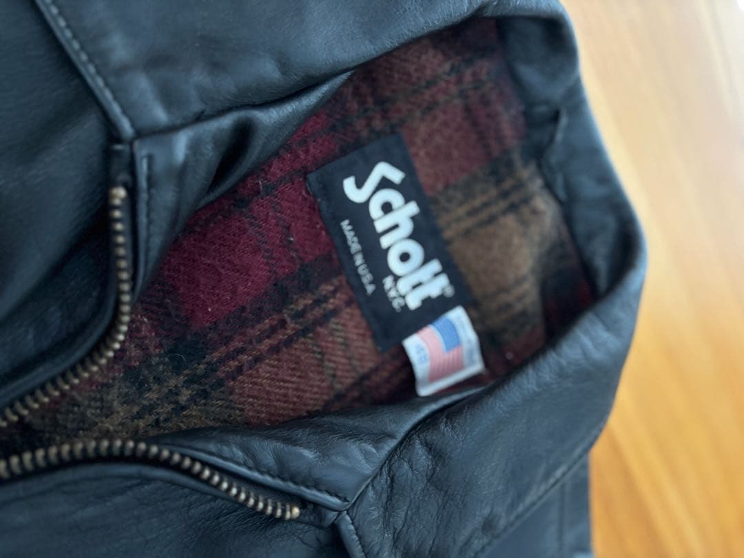 ★Schott 牛革 シングルライダース 3L ショット(48)