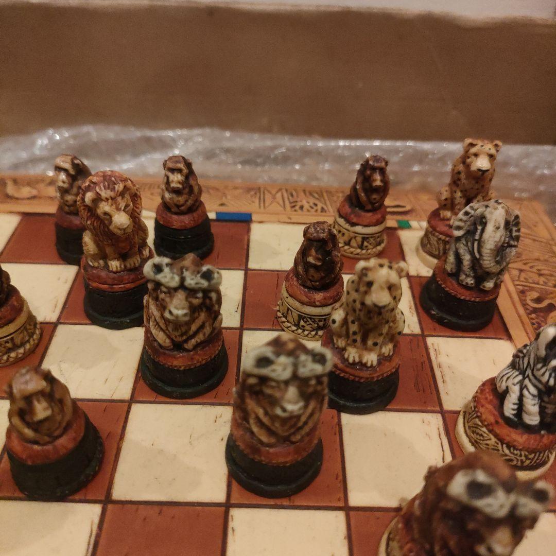 ボードゲーム チェス「MINIATURE ANIMAL CHESS SET」