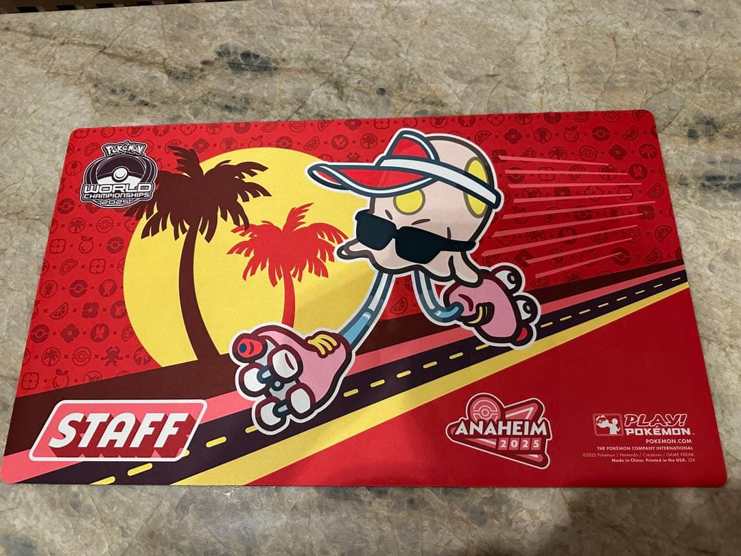 WCS 2025 アナハイム スタッフ プレイマット　ノノクラゲ staff