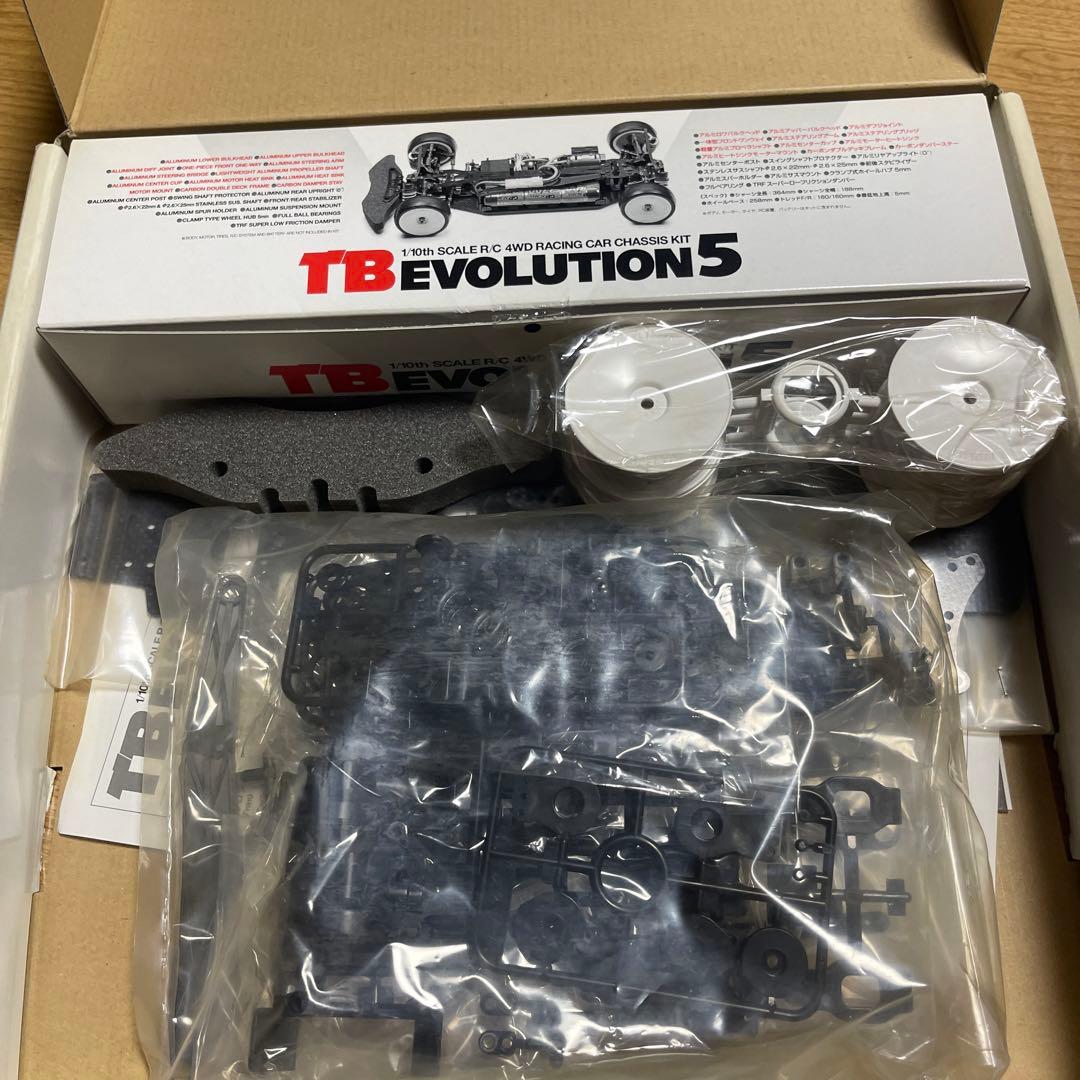 絶版タミヤTB evo5 アルミ、チタンビスセット付き