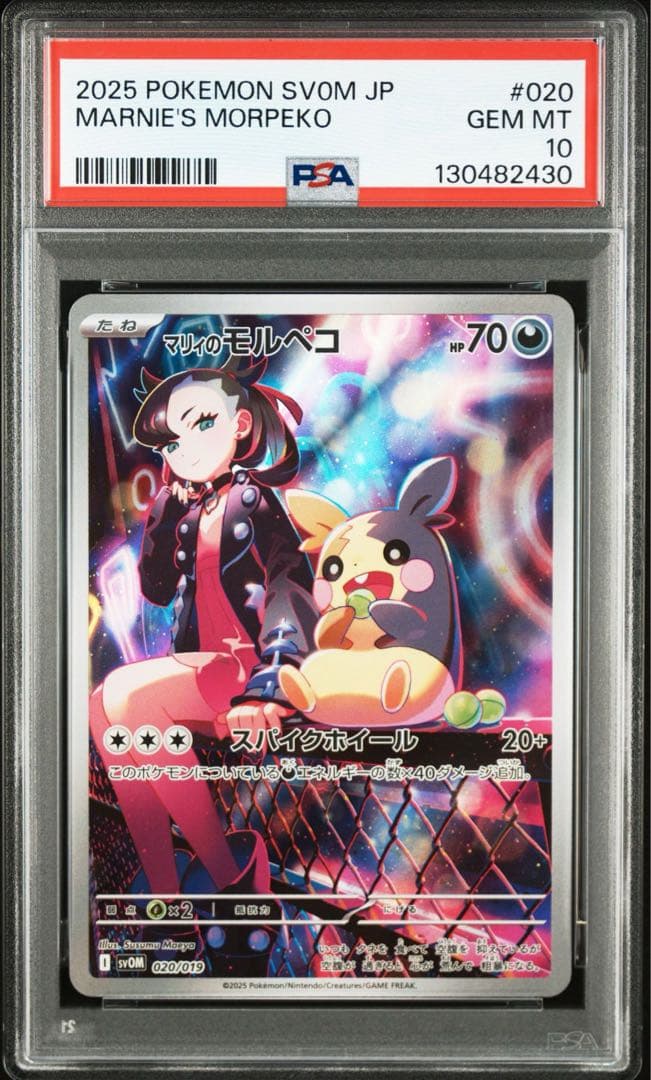 【PSA10】ポケモンカード　マリィのモルペコ　AR プロモ
