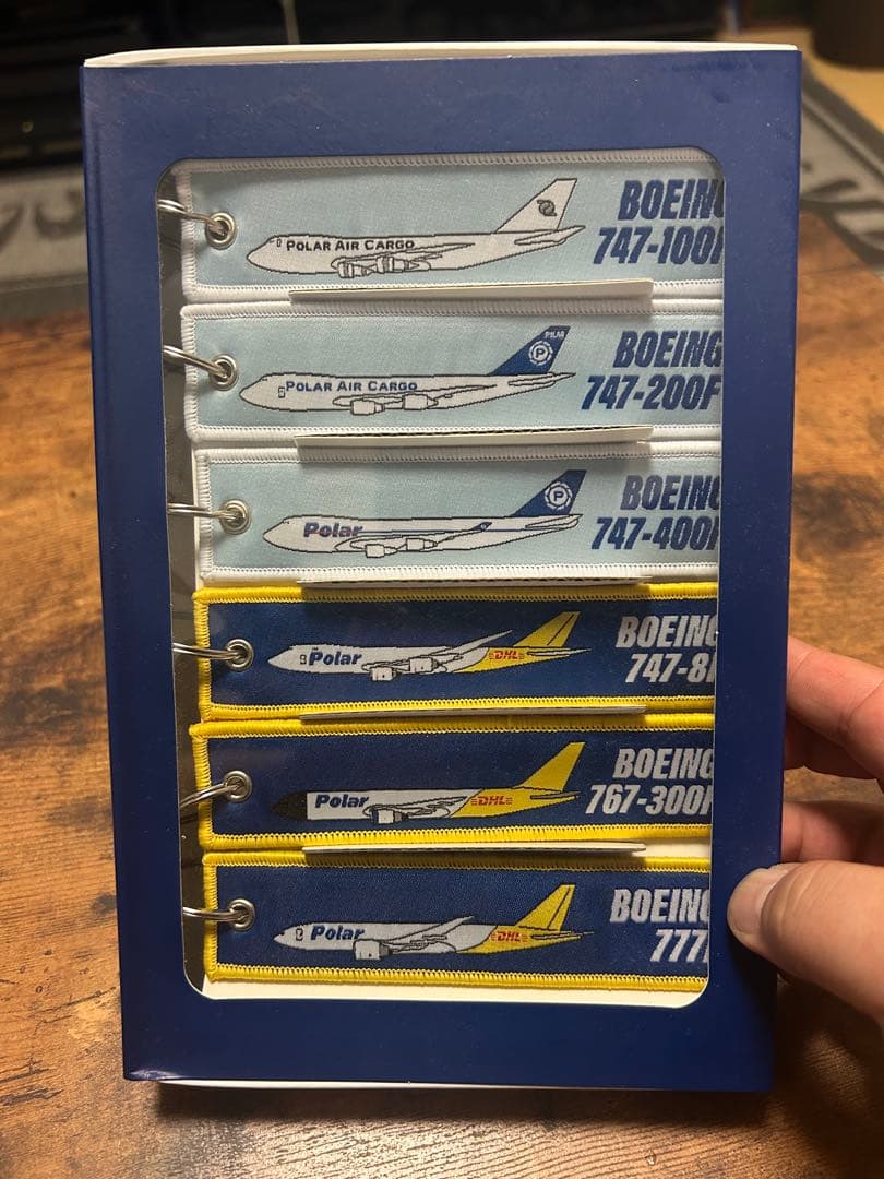 Polar Air Cargo ボーイング機 キーホルダー 6個セット