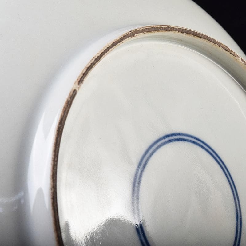 中国　青花　蝙蝠果実文盤　C　8758E