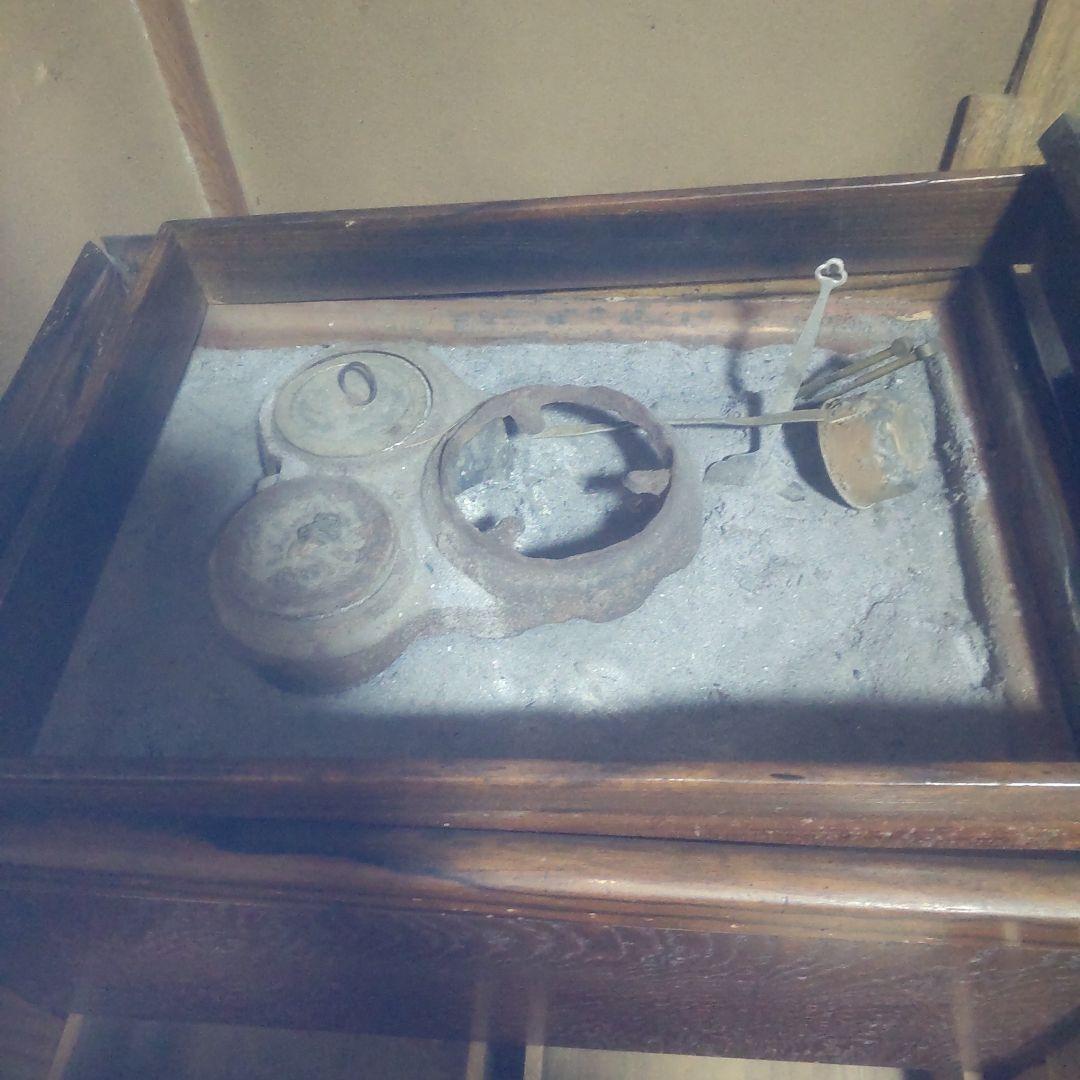 ス*ト様 木製長火鉢 伝統工芸 レトロ アンティーク 古民具　家具　日本伝統