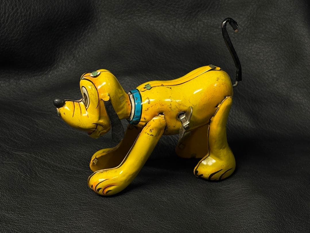 ビンテージ ブリキ製 ディズニー ラインマー社製 プルート ディズニー公式 可動