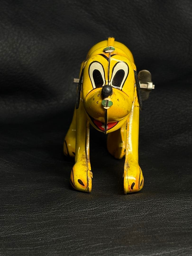 ビンテージ ブリキ製 ディズニー ラインマー社製 プルート ディズニー公式 可動