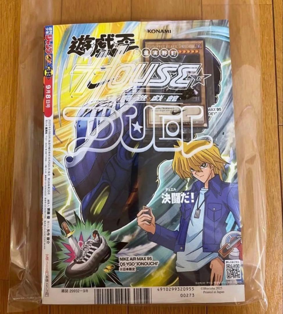 遊戯王 レッドアイズブラックドラゴン NIKEコラボ 未使用 JUMP 付属袋付