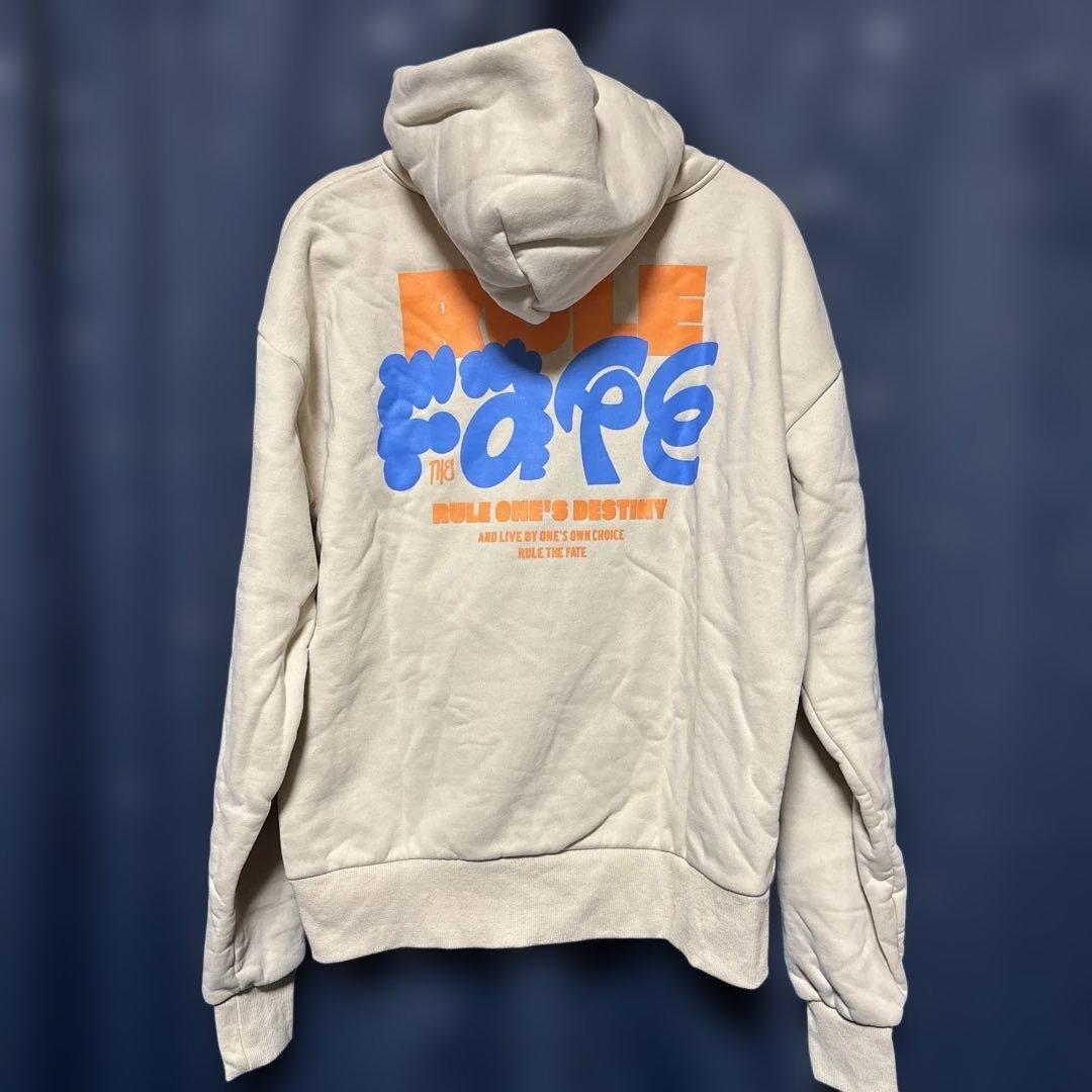 値下げ マイファスHiro RULE THE FATE 裏起毛フーディ ベージュ