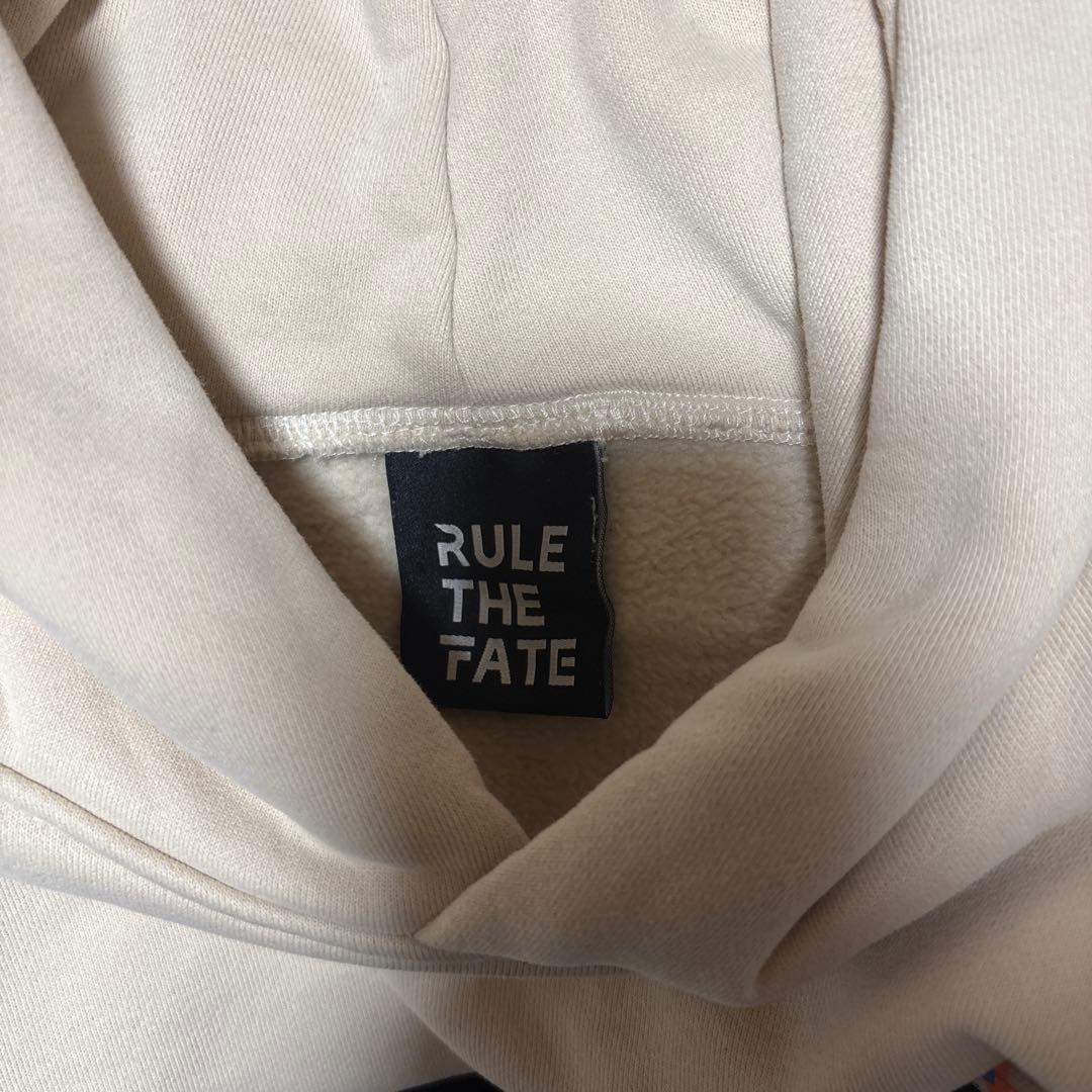 値下げ マイファスHiro RULE THE FATE 裏起毛フーディ ベージュ