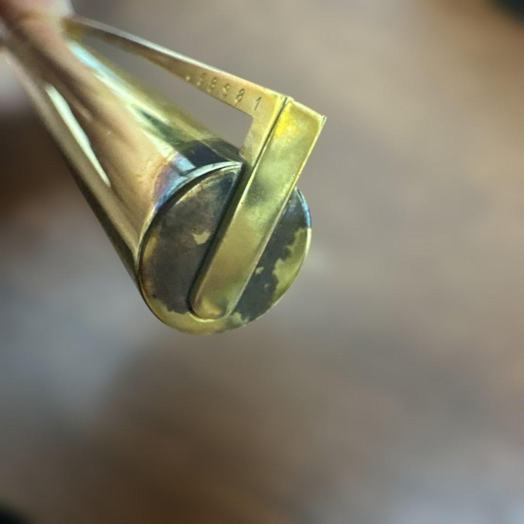 ★希少925刻印★デュポン万年筆 ゴールドラインモデル 高級筆記具