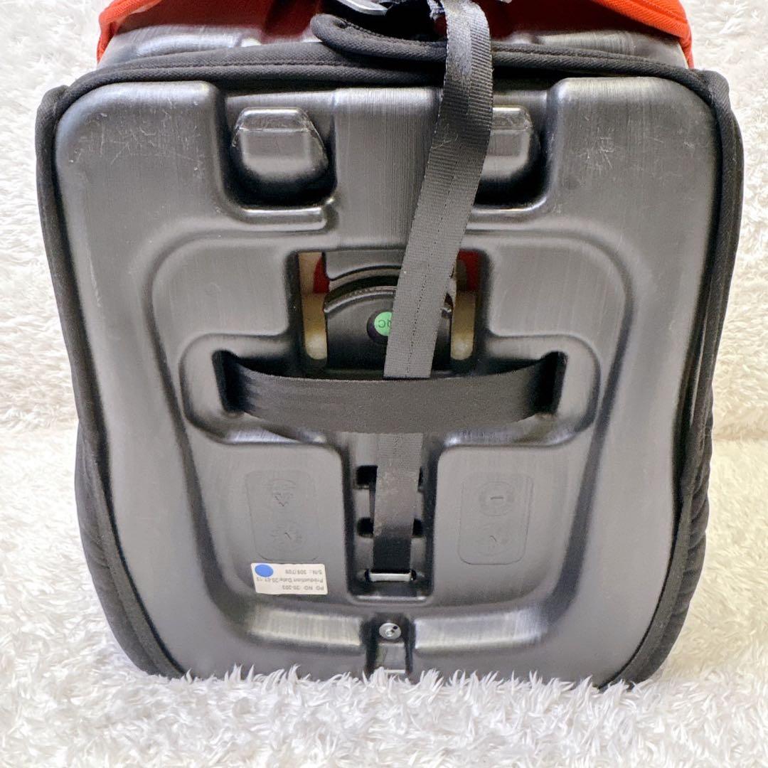 日本育児 ハイバック ブースター ルージュ チャイルドシート ブラック レッド