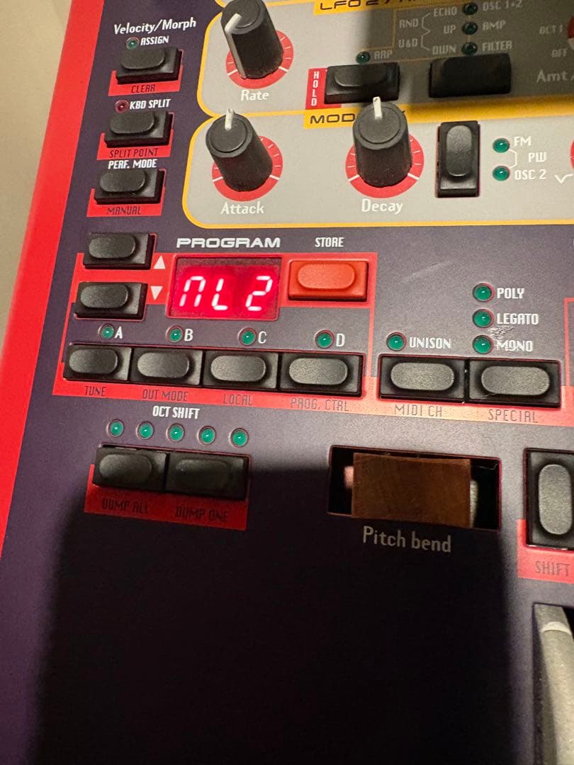 メモリーカード付属 clavia Nord Lead 2 アナログシンセサイザー