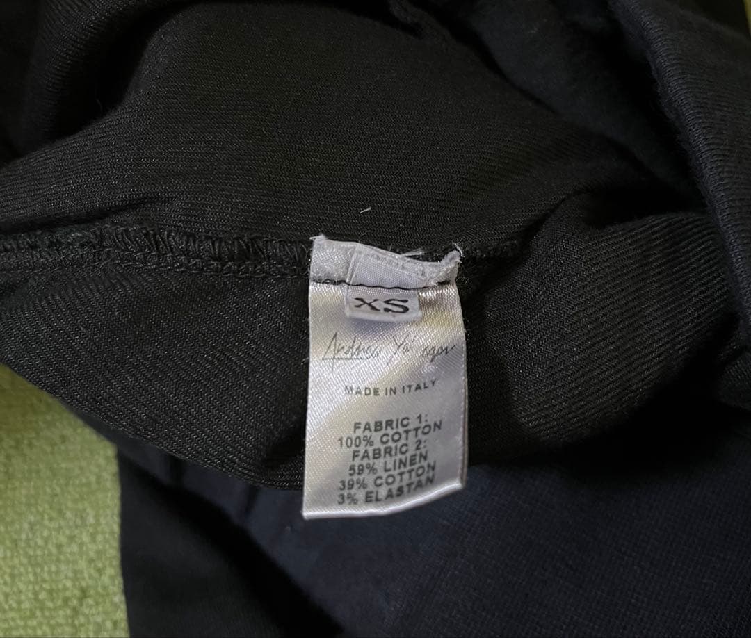 定6.9万★andrea ya'aqov 綿麻スウェットパンツ アンドレアヤコブ