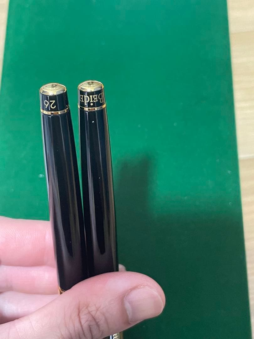 BEIDE金メッキ万年筆＆ボールペンセット – ビジネスシーンにふさわしい高級感