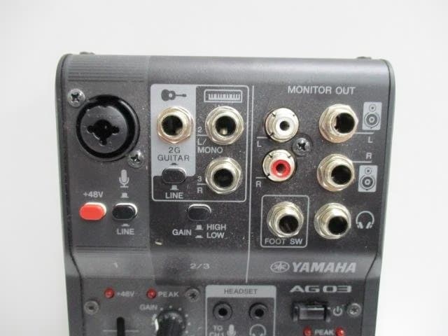 YAMAHA AG03MK2 オーディオインターフェイス&その他一式