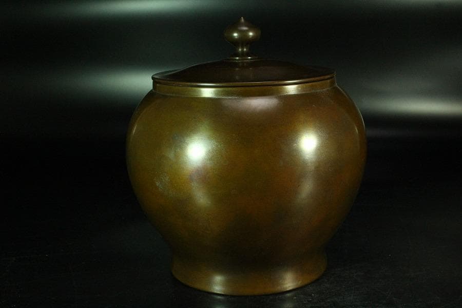 茶道具 堀政五郎作 銅 皆具揃 共箱(K-XA944)