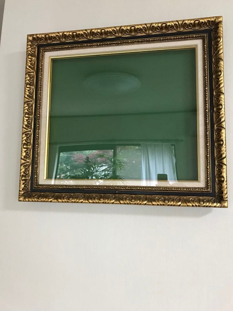 安心安全たのメル便発送＊アンティーク＊金色 油彩 額縁 約69cm x 61cm