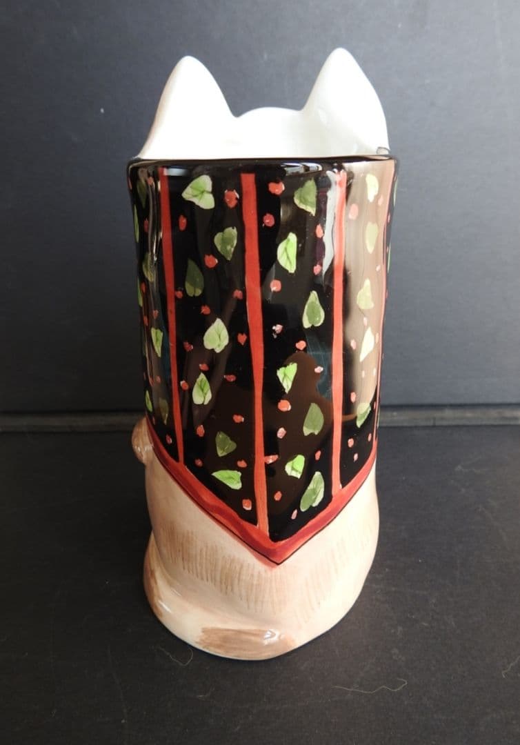 SUSAN PALEY　セラミック　ビンテージ　可愛い　猫　花瓶　フラワーベース