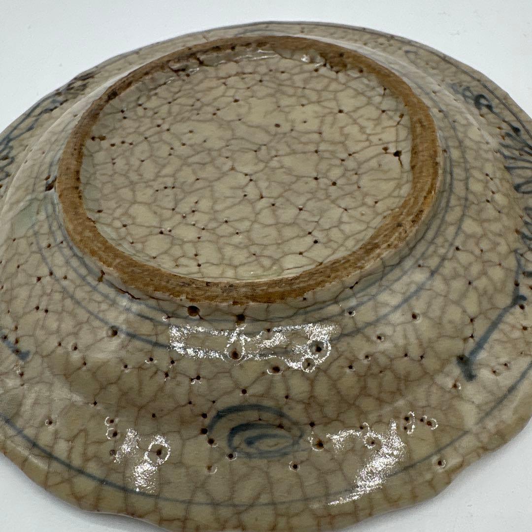 中国古陶磁器　呉須染付　絵皿　5枚組