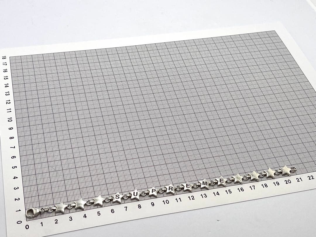 c747 美品　ティファニー×シュプリーム　パフ　スター　ブレスレット　925