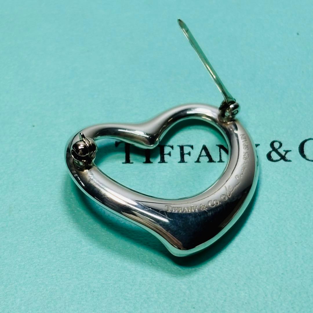 ティファニー ダイヤ オープンハート ブローチ 925 シルバー 希少 レア