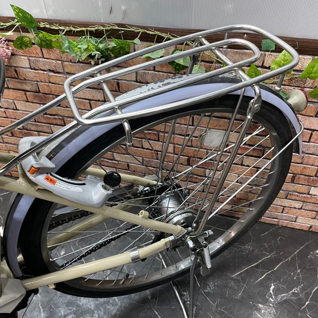【10】電動自転車 YAMAHA PAS クリーム 24インチ