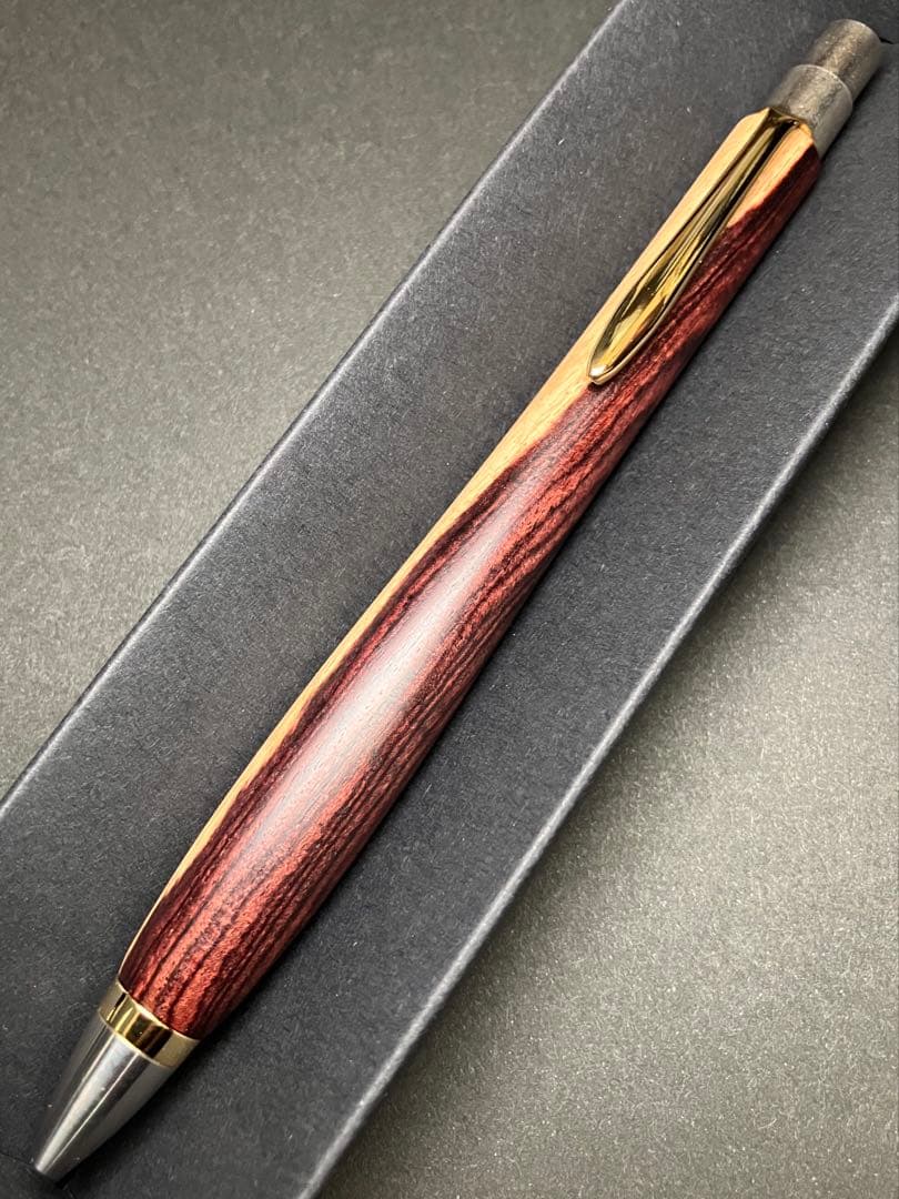 ウッドペンクラフト ボールペン キングウッド ツートン