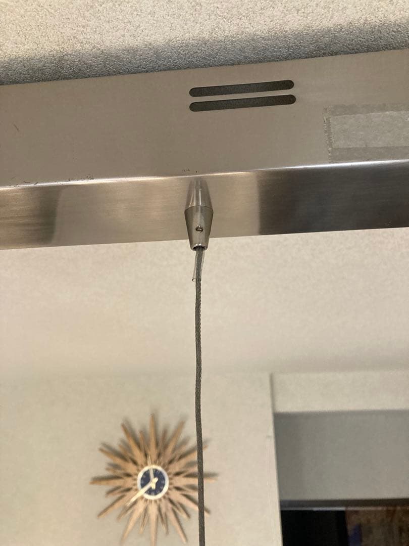 「希少旧型」キシマ　ガラスキューブ　5灯ペンダントライト