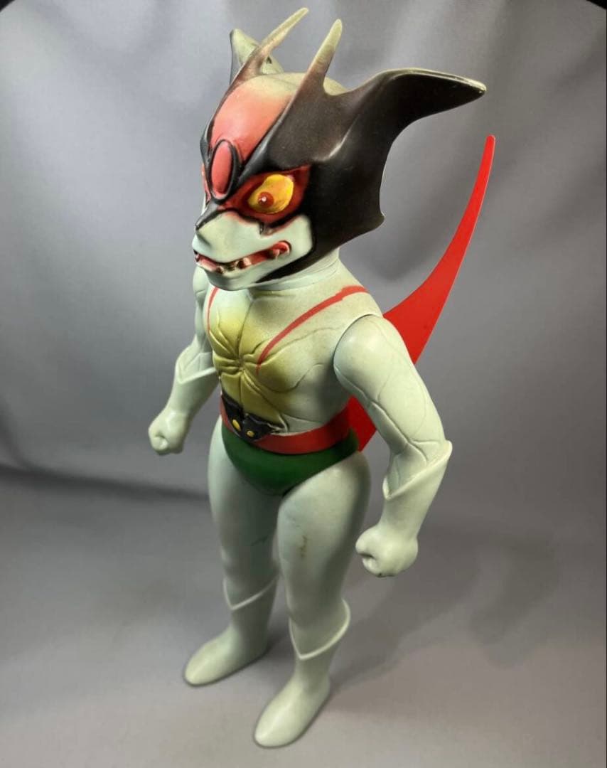 1970年代 当時物 デビルマン 無版権 パチ ソフビ スタンダード 昭和