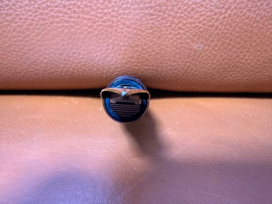 使用品　PLATINUM プラチナ 万年筆 青 金メッキ　センチュリー3776