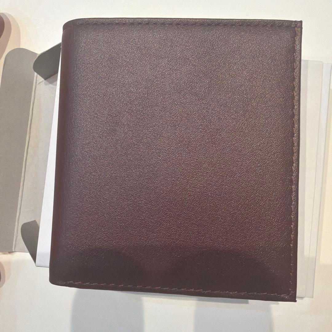s*y様 皇居 特製二つ折り財布　ブラウン　茶　本革　新品未使用