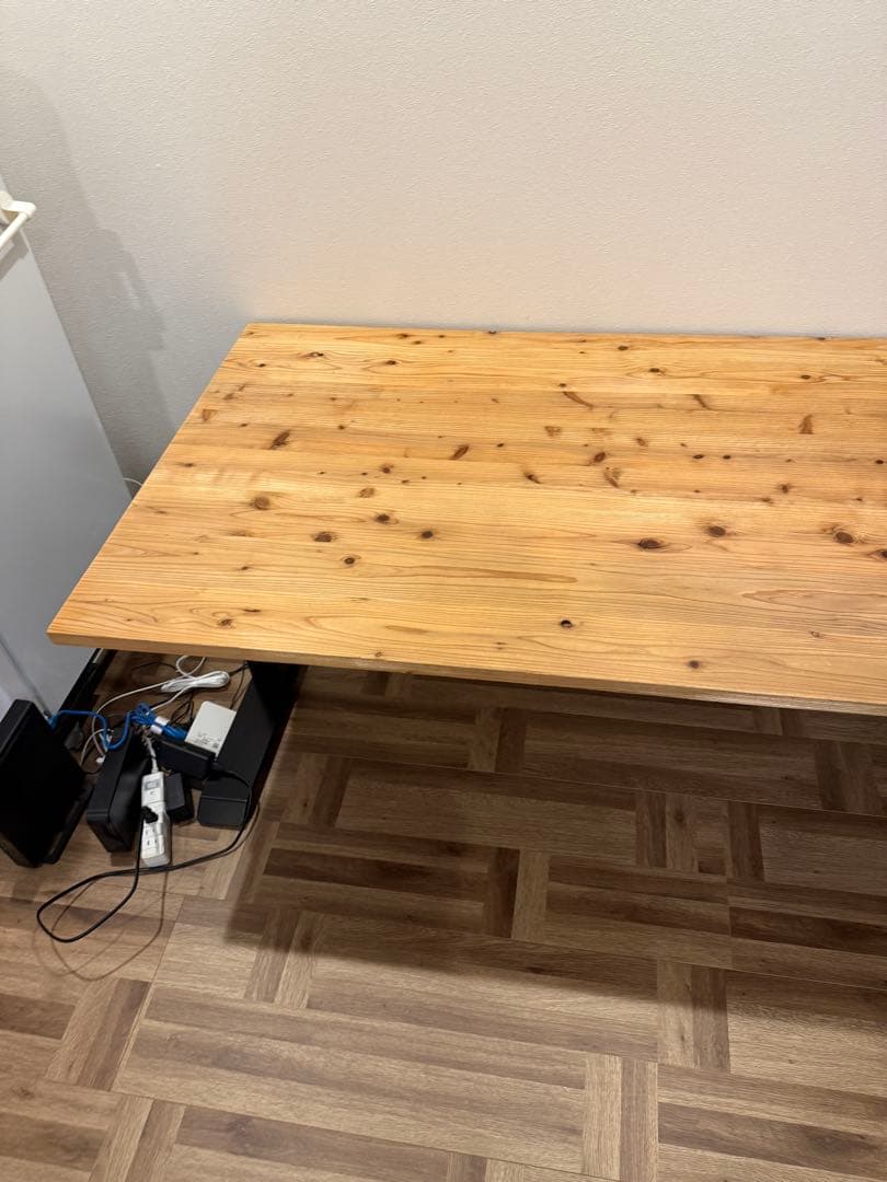 【た！】FLEXISPOT E7B 吉野杉天然無垢 150×80