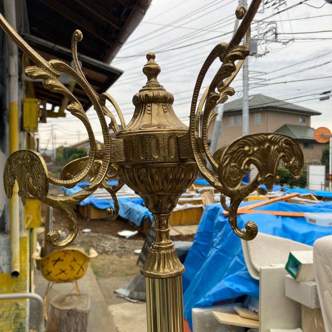 a*R様 豪華装飾 大理石 真鍮コートハンガー イタリア製 ゴールド アンティー