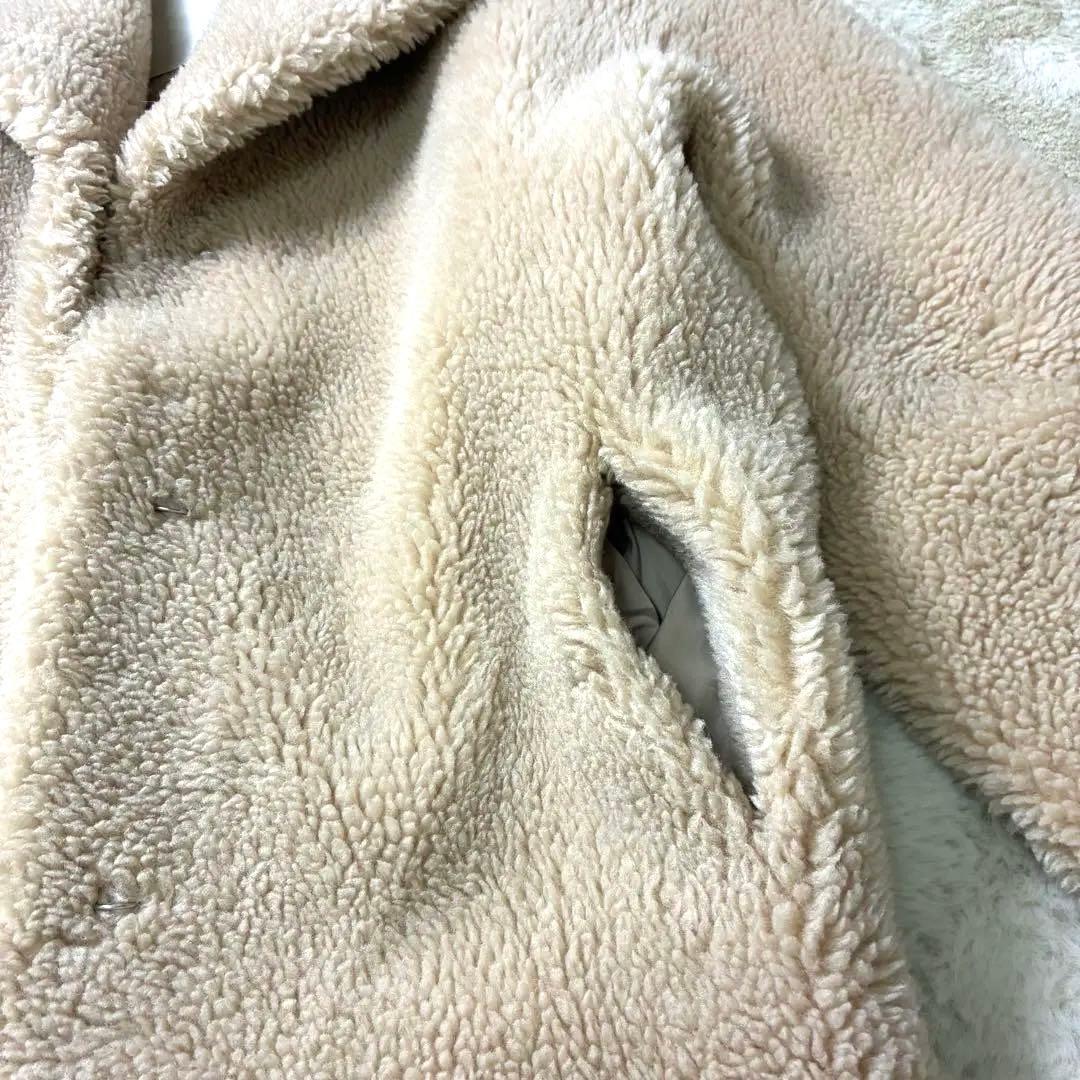 美品✨GINY ジニー SCGINYボアチェスターコート ボアコート　ベージュ