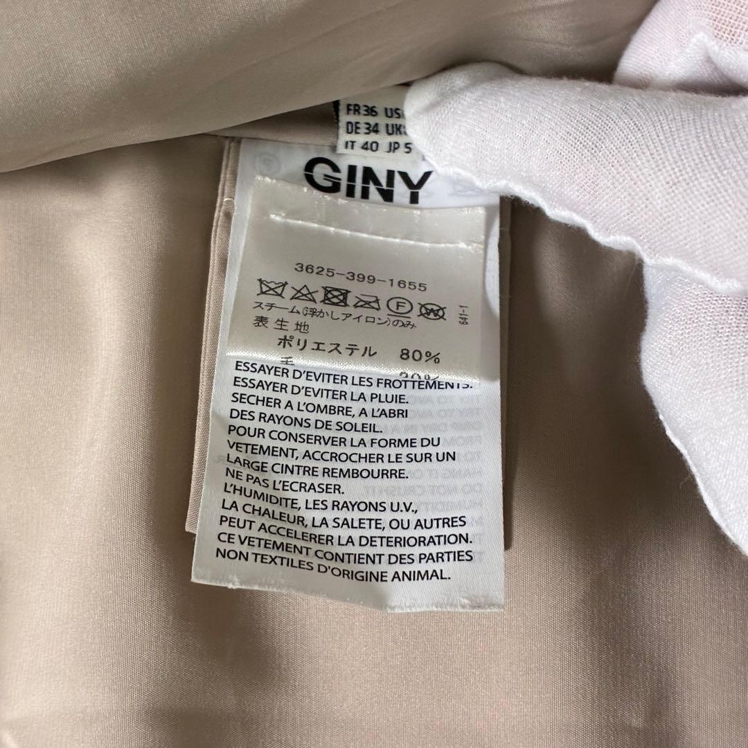 美品✨GINY ジニー SCGINYボアチェスターコート ボアコート　ベージュ