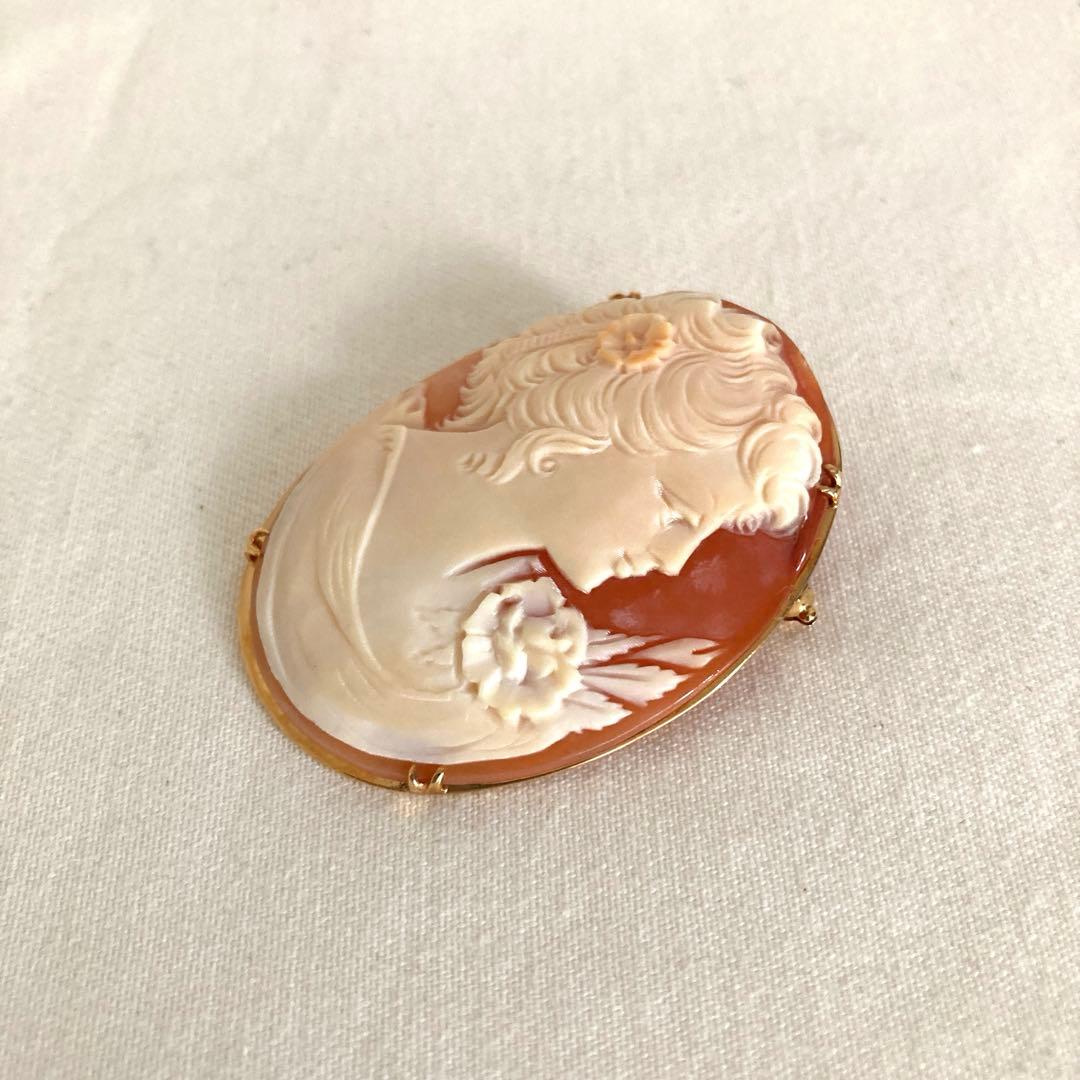 カメオ ブローチ・ペンダント 3点セット