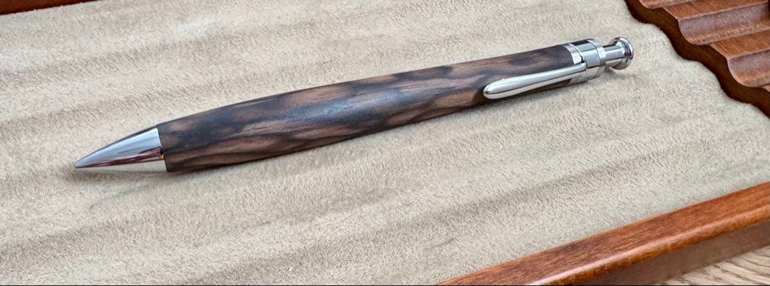 工房楔 黒柿孔雀杢 ペンシル楔 シャープペンシル ほぼ新品