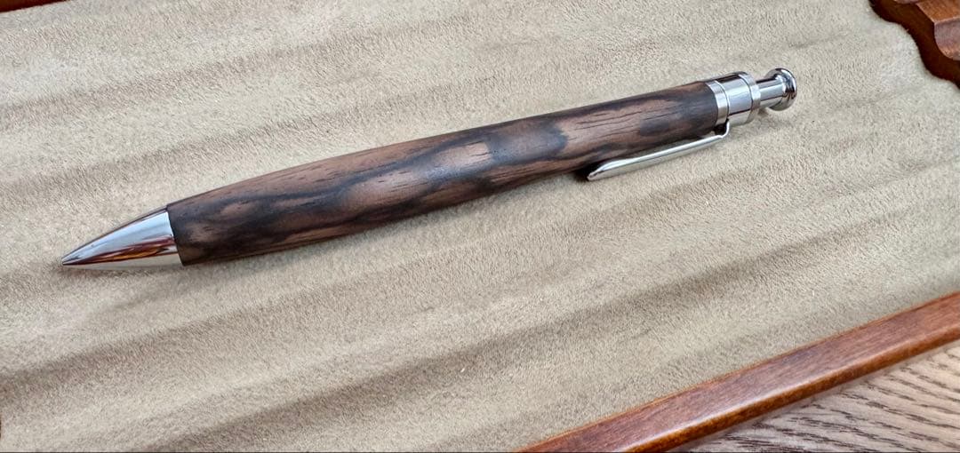 工房楔 黒柿孔雀杢 ペンシル楔 シャープペンシル ほぼ新品