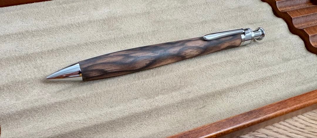 工房楔 黒柿孔雀杢 ペンシル楔 シャープペンシル ほぼ新品