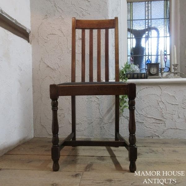イギリス アンティーク 家具 ダイニングチェア 椅子 イス 英国 4941d