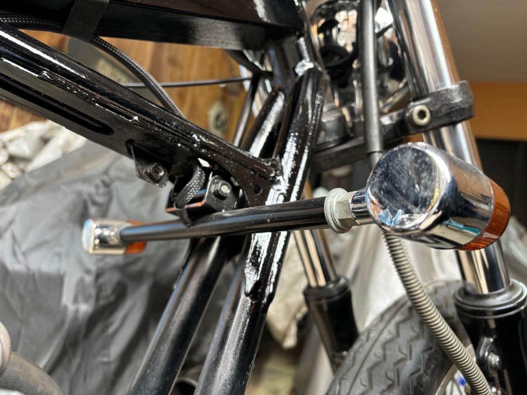 w650 ウインカー ステー　ポッシュ　ウインカー