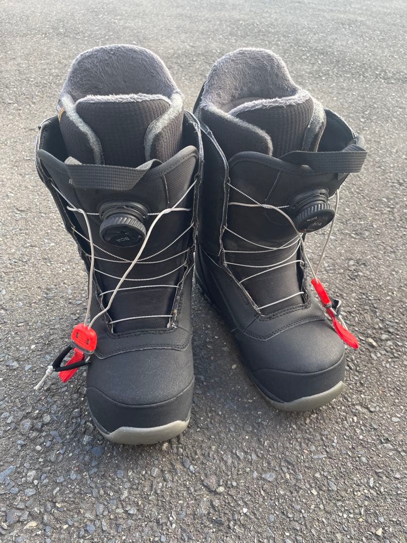 バートンルーラーボア　ワイド　FLUX スノーボードブーツ バインディングセット