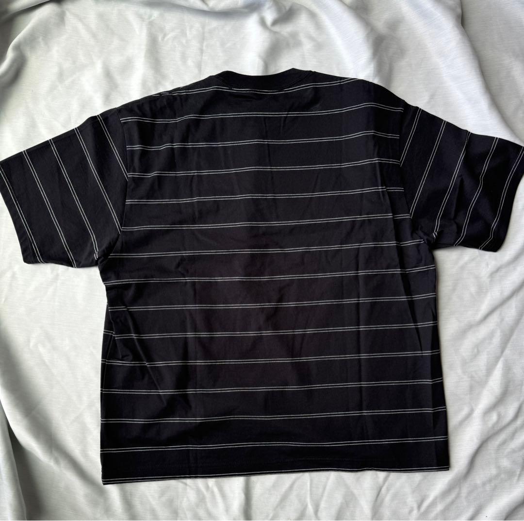 トップス 25SS Ennoy PANELBORDER S/ST-SHIRT BLACKM