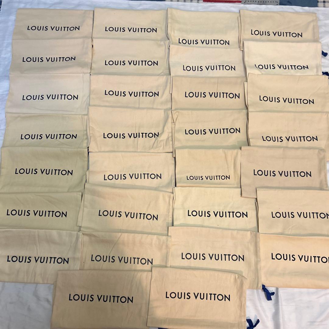 30枚‼️LOUIS VUITTON ルイヴィトンシューズ保存袋巾着袋ホワイト