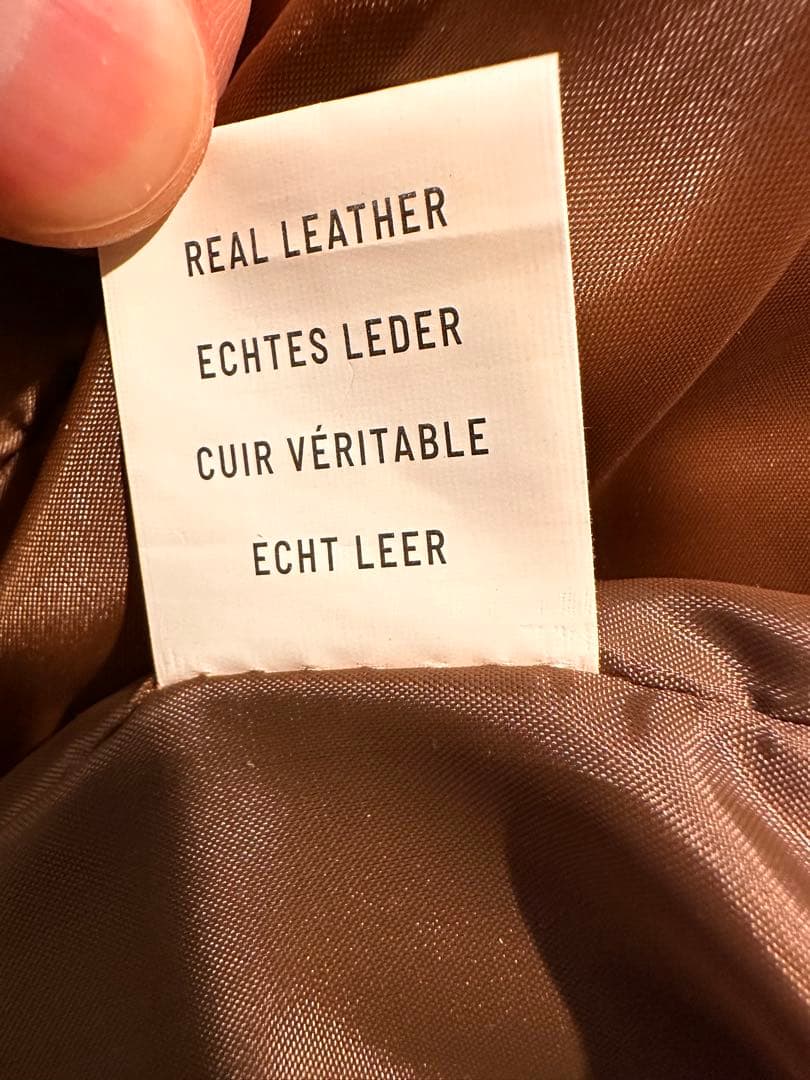 【美品】ブラウン レザー ロングコート